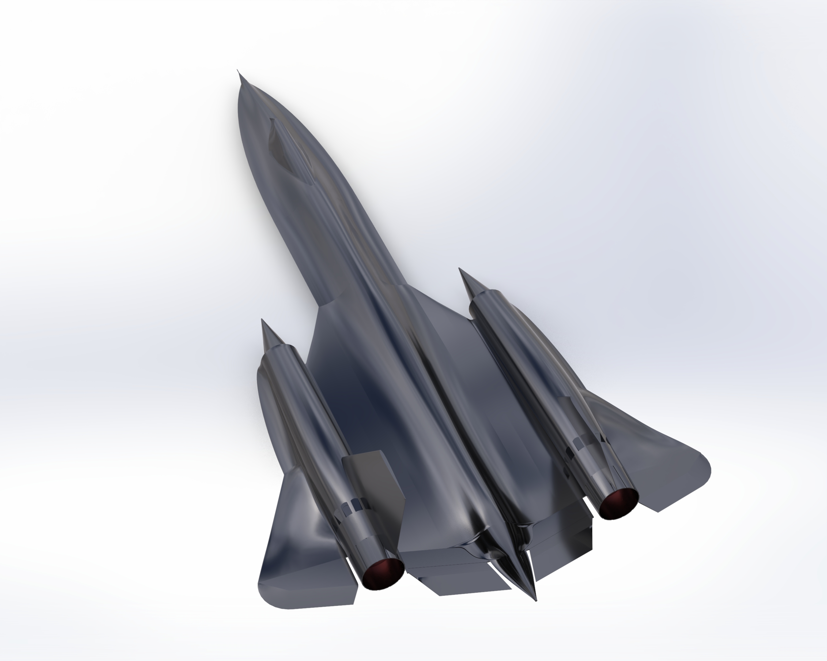 SR71 Blackbird CAD model