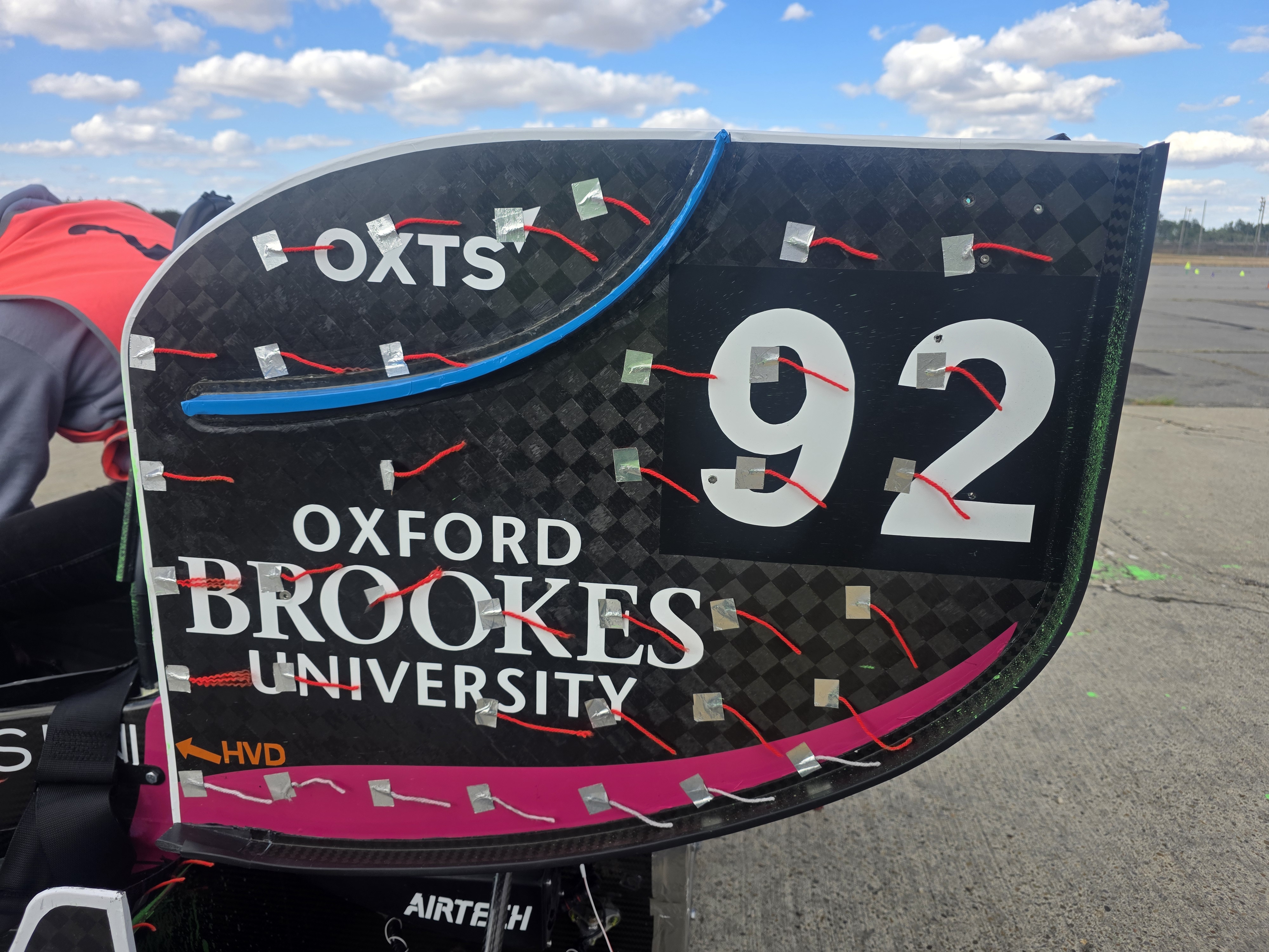 Wool Tufts - Rear Wing Endplate